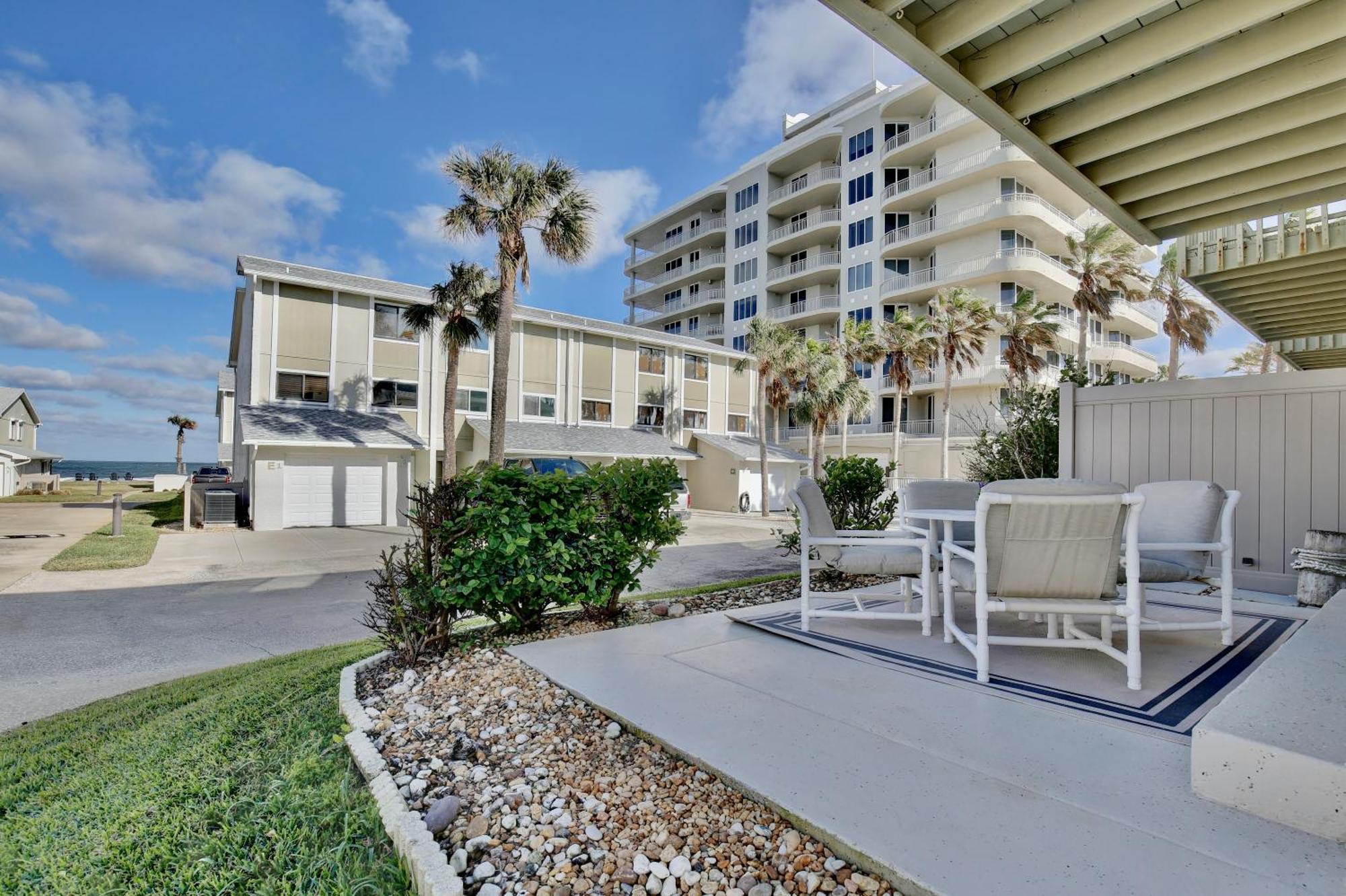 Zen Beach Retreat - Ocean View Townhouse -No Drive Beach Ню Смирна Бийч Екстериор снимка