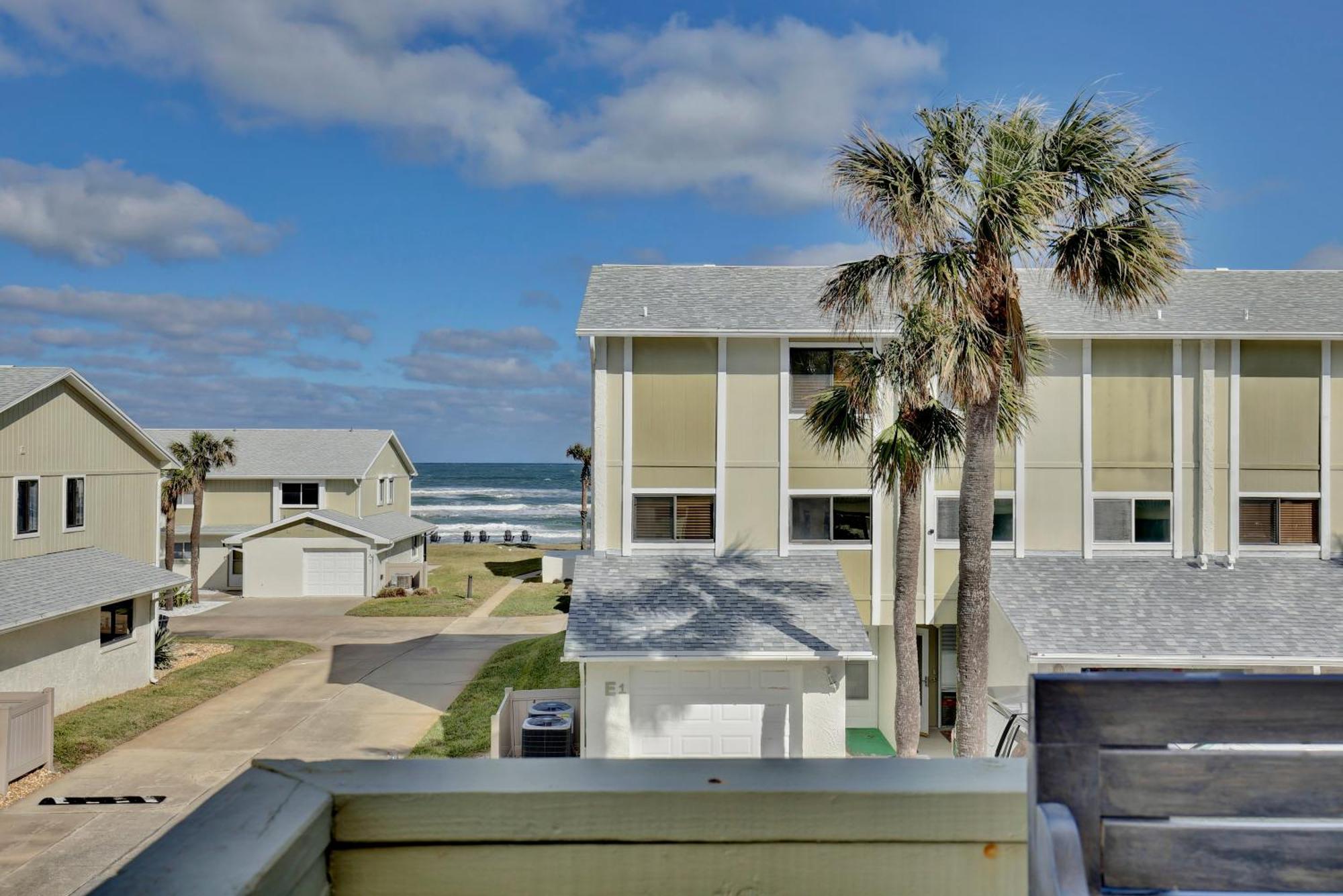 Zen Beach Retreat - Ocean View Townhouse -No Drive Beach Ню Смирна Бийч Екстериор снимка